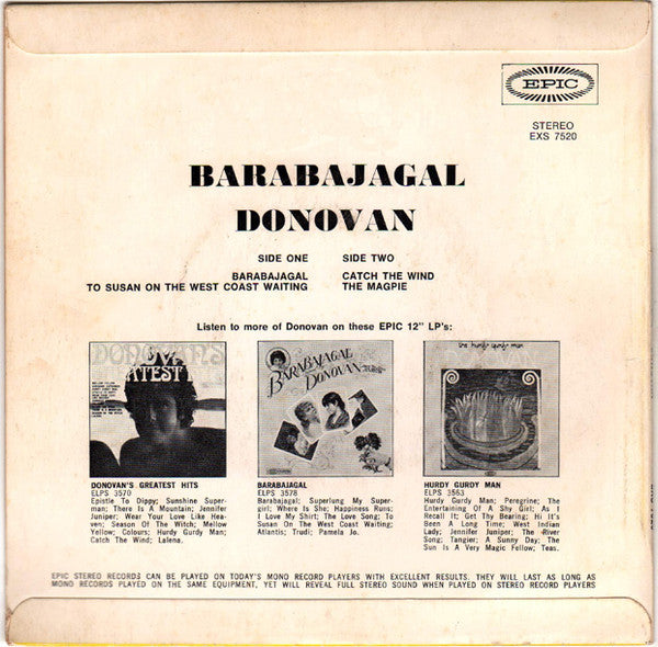 Donovan : Barabajagal (7", EP)