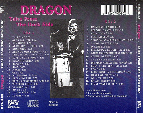 Dragon (5) : Tales From The Dark Side (2xCD, Comp, Ltd)