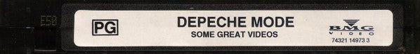 Depeche Mode : Some Great Videos (VHS, Comp, RE, PAL)