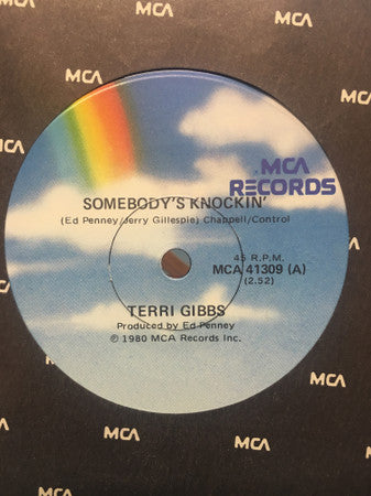 Terri Gibbs : Somebody's Knockin' (7", Single)