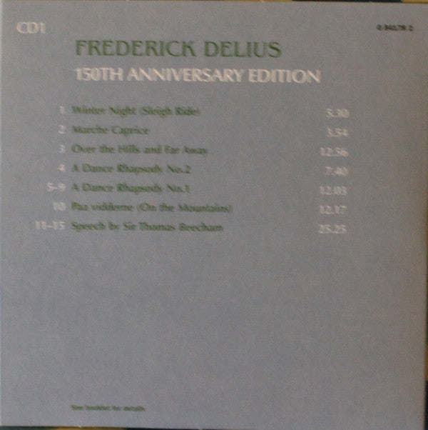 Frederick Delius : 150th Anniversary Edition (Box, Comp + 18xCD, Mono, RM)