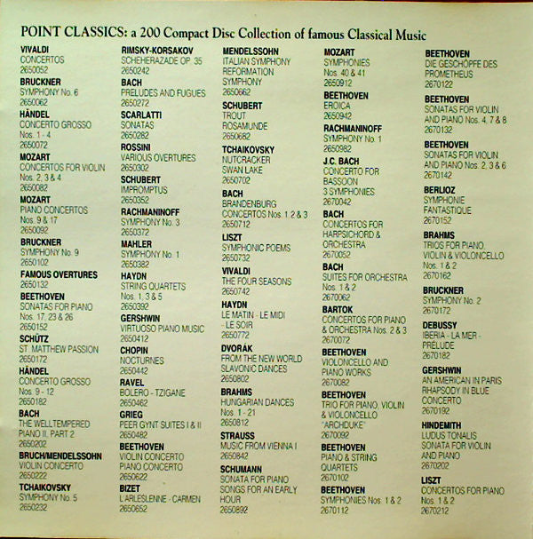 Antonio Vivaldi - Camerata Romana, Eugen Duvier : L'estro Armonico: Concertos Nos. 1-7 (CD, Album)