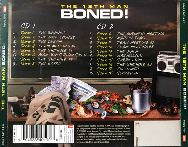 The 12th Man : Boned! (2xCD, Album)