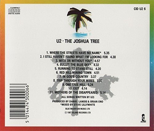 U2 : The Joshua Tree (CD, Album, Dis)