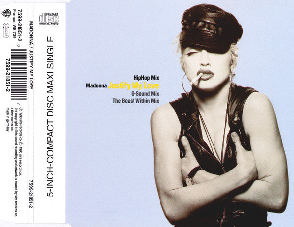 Madonna : Justify My Love (CD, Maxi)