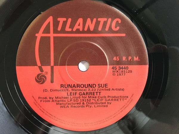 Leif Garrett : Runaround Sue (7", Single)