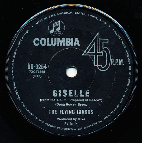 The Flying Circus : Israel / Giselle (7", Single)