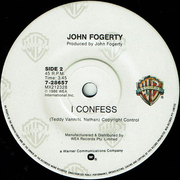 John Fogerty : Eye Of The Zombie (7", Single)