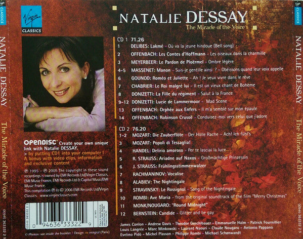 Natalie Dessay : The Miracle Of The Voice (2xCD, Comp, Enh)