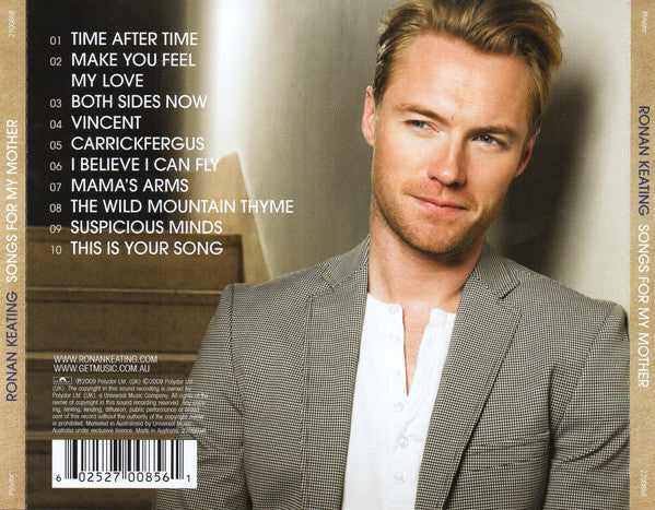 Ronan Keating : Songs For My Mother (CD, Album)
