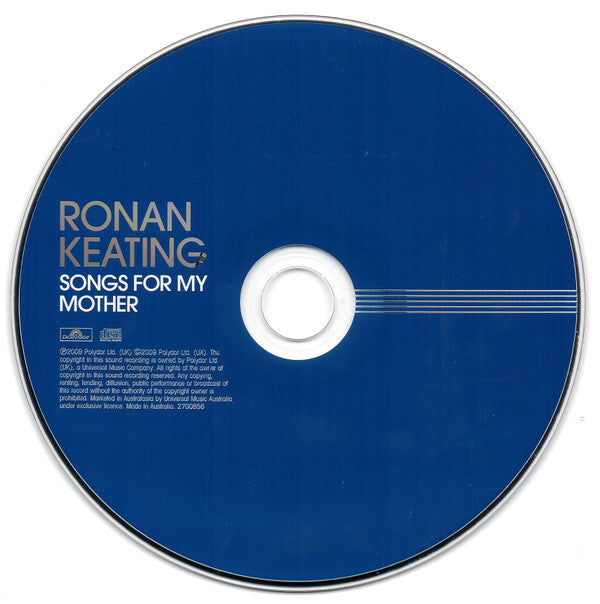 Ronan Keating : Songs For My Mother (CD, Album)