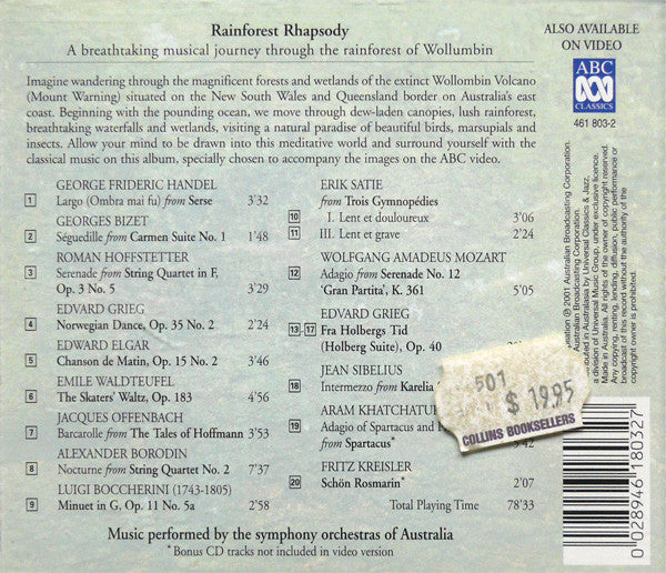 Various : Rainforest Rhapsody (CD, Comp)