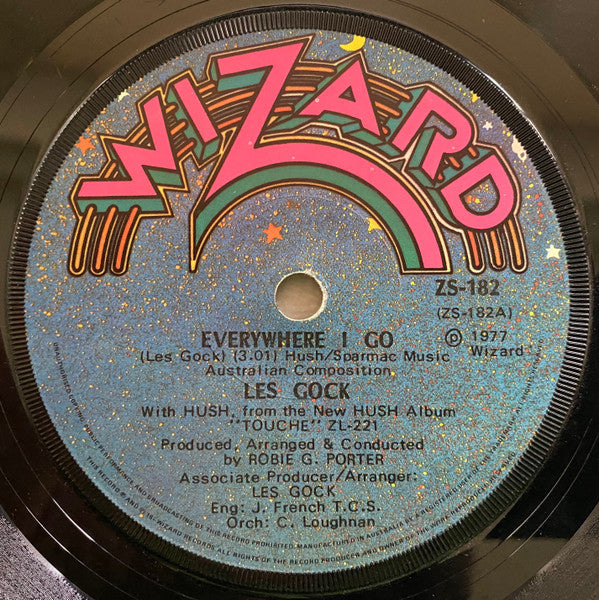 Les Gock : Everywhere I Go (7", Single)