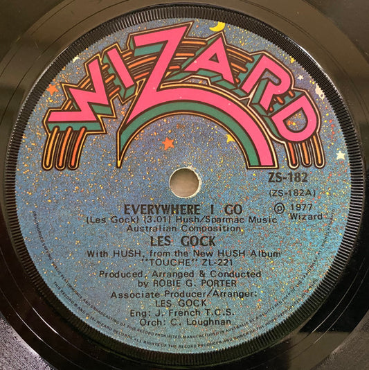 Les Gock : Everywhere I Go (7", Single)