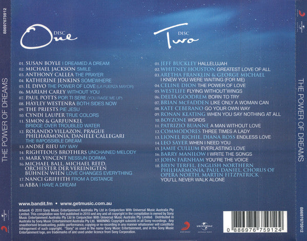 Various : The Power of Dreams (2xCD, Comp)