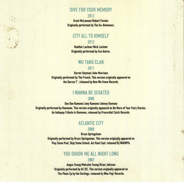 Allo Darlin'* : Covers (CD, Ltd)