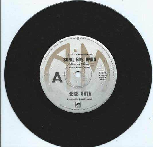 Herb Ohta : Song For Anna (Chanson D'Anna) (7", Single)