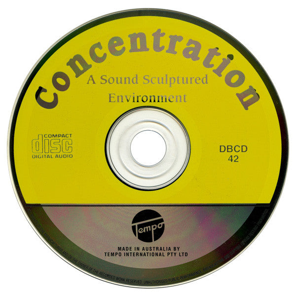 Unknown Artist : Concentration - A Sound Sculptured Environment (CD)