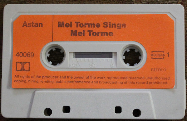 Mel Tormé : Mel Tormé Sings (Cass)