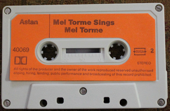 Mel Tormé : Mel Tormé Sings (Cass)