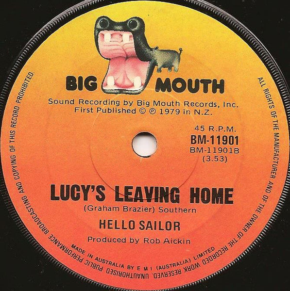 Hello Sailor : Blue Lady (7", Single)