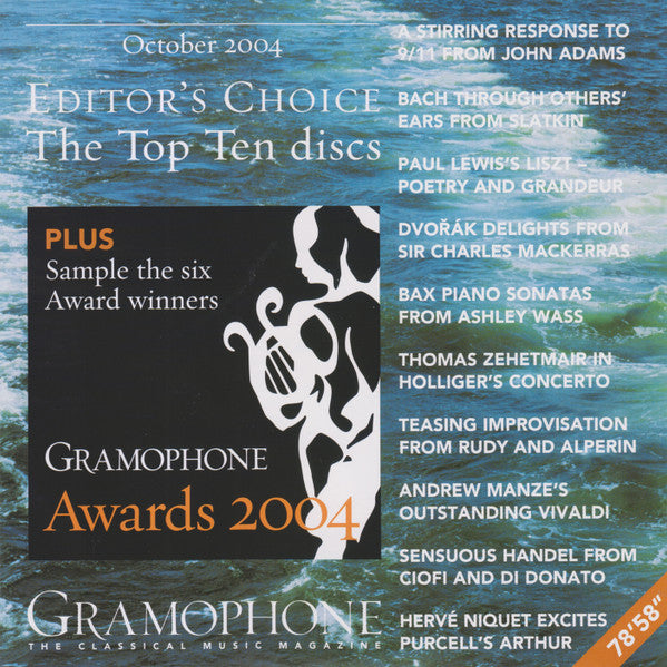 Various : Gramophone Editor's Choice (The Top Ten Discs): October 2004 (CD, Comp)