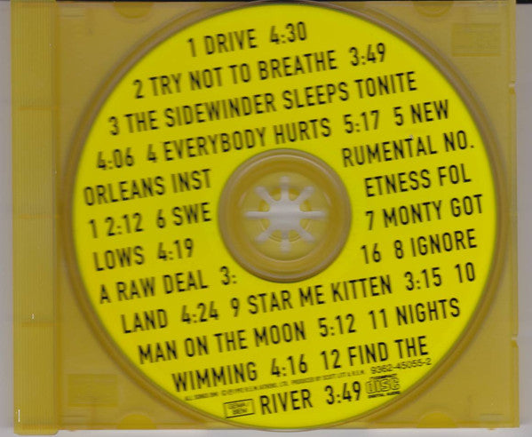 R.E.M. : Automatic For The People (CD, Album, Club, Yel)