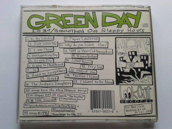 Green Day : 1,039/Smoothed Out Slappy Hours  (CD, Comp, RE, Ame)