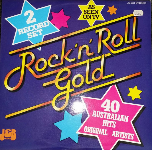 Various : Rock 'n' Roll Gold - 40 Australian Hits - Original Artists (2xLP, Comp)