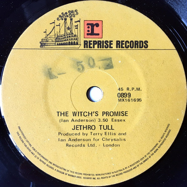 Jethro Tull : The Witch's Promise  (7", Single)