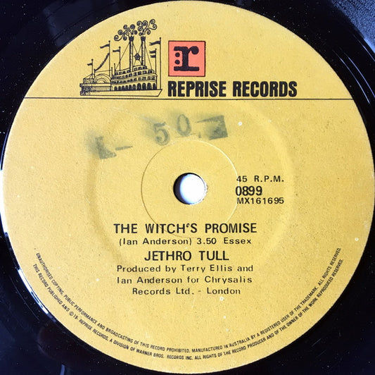 Jethro Tull : The Witch's Promise  (7", Single)