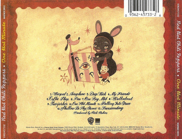 Red Hot Chili Peppers : One Hot Minute (CD, Album, D.A)
