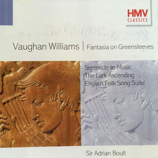 Vaughan Williams*, Sir Adrian Boult : Fantasia on Greensleeves / Serenade To Music / The Lark Ascending / English Folk Song Suite (CD, Comp)