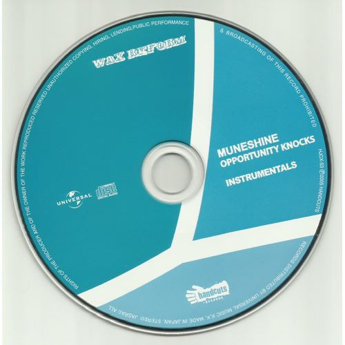 Muneshine : Opportunity Knocks (2xCD, Album, Dis)