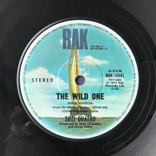Suzi Quatro : The Wild One (7", Single)