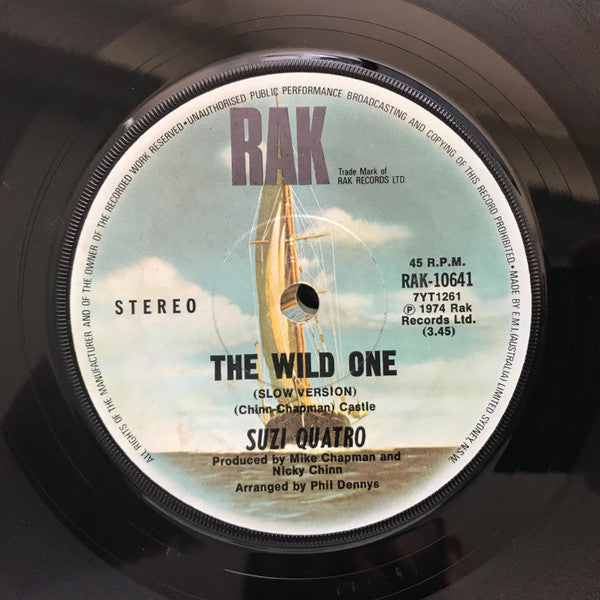 Suzi Quatro : The Wild One (7", Single)
