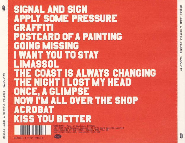 Maxïmo Park : A Certain Trigger (CD, Album)