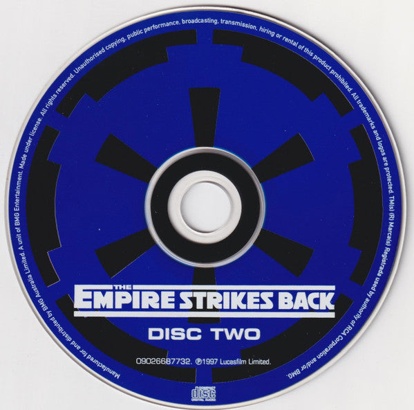 John Williams (4) : The Empire Strikes Back (The Original Motion Picture Soundtrack)  (2xCD, Album, RE, RM)