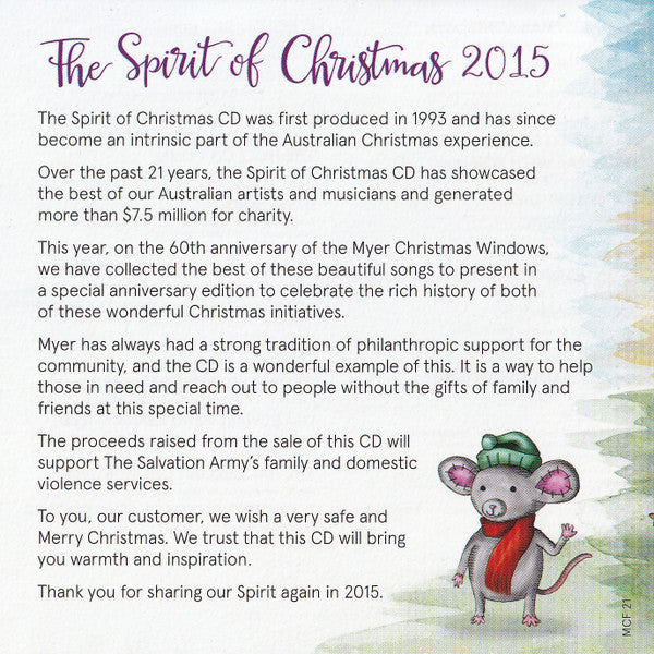 Various : The Spirit Of Christmas 2015 (CD, Comp)