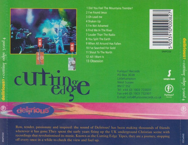 Delirious? : Cutting Edge 3 And 4 (CD, Comp)