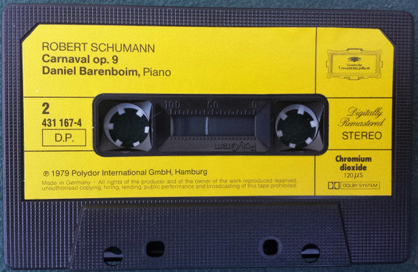 Schumann*, Daniel Barenboim : Kinderszenen / Carnaval / Faschingsschwank Aus Wien (Cass, Comp, RE, RM, Dol)