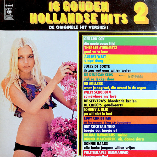 Various : 16 Gouden Hollandse Hits 2 (LP, Comp)