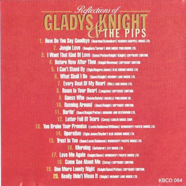 Gladys Knight And The Pips : Reflections Of Gladys Knight & The Pips (CD, Comp)