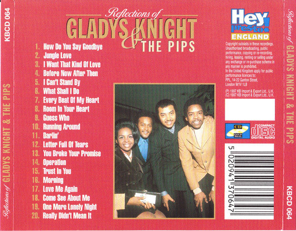 Gladys Knight And The Pips : Reflections Of Gladys Knight & The Pips (CD, Comp)