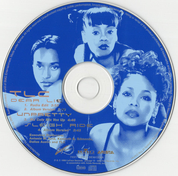 TLC : Dear Lie (CD, Single)