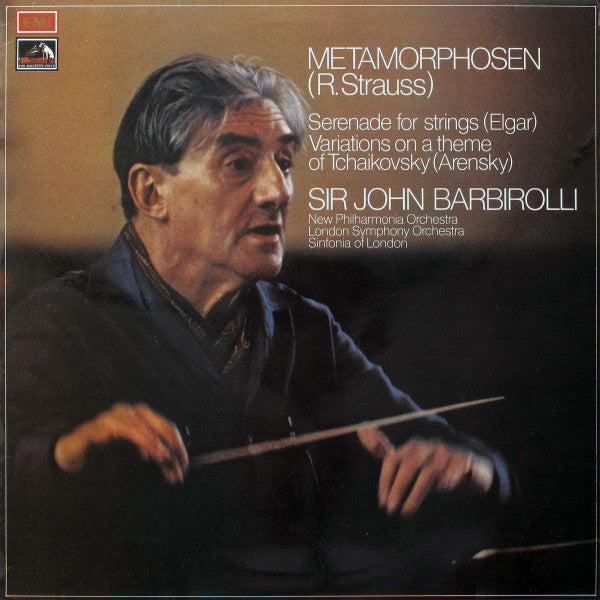 Richard Strauss / Sir Edward Elgar, Anton Stepanovich Arensky : Metamorphosen / Serenade For Strings / Variations On A Theme Of Tchaikovsky (LP, Comp)
