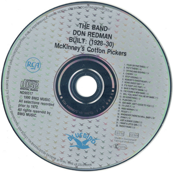 McKinney's Cotton Pickers : McKinney's Cotton Pickers (1928-1930): The Band Don Redman Built (CD, Comp, RM)