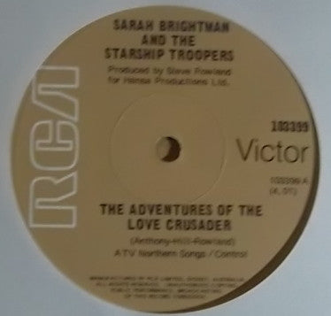 Sarah Brightman And The Starship Troopers : The Adventures Of The Love Crusader (7", Single)