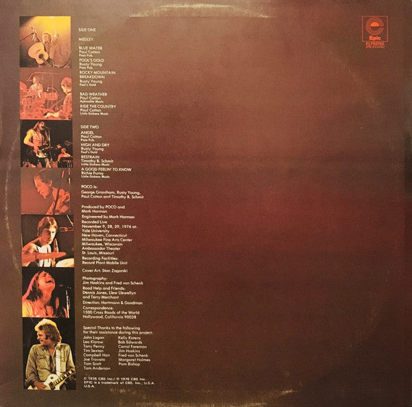 Poco (3) : Live (LP, Album)