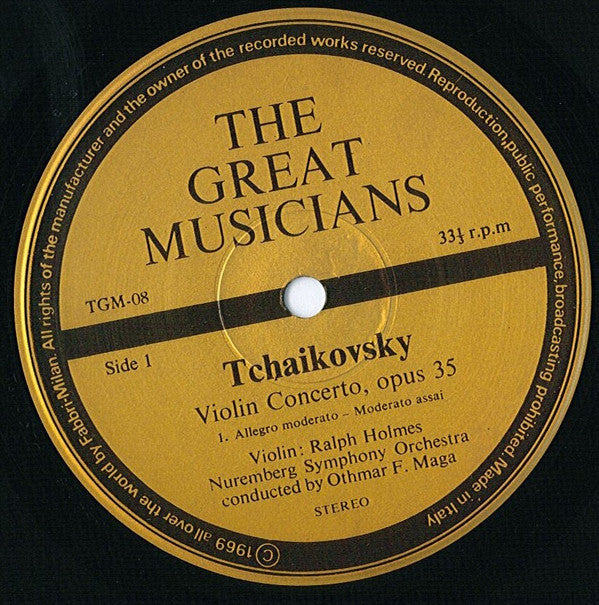 Tchaikovsky*, Ralph Holmes : Tchaikovsky (Part Two) (10")